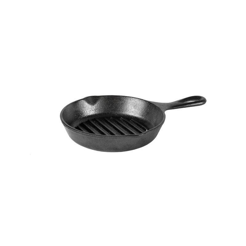 Guss-Grillpfanne rund ca. 16,9cm Ø