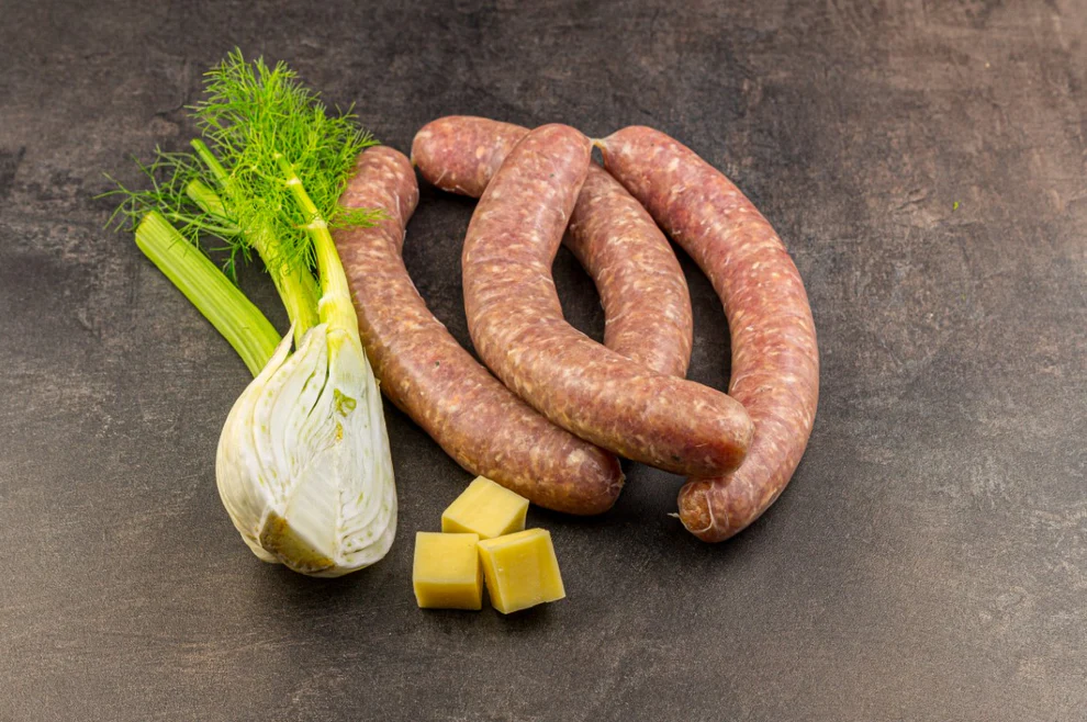 ✅ AUF LAGER / Salsiccia mit Fenchel und Bergkäse Wurst 5er Pack 
