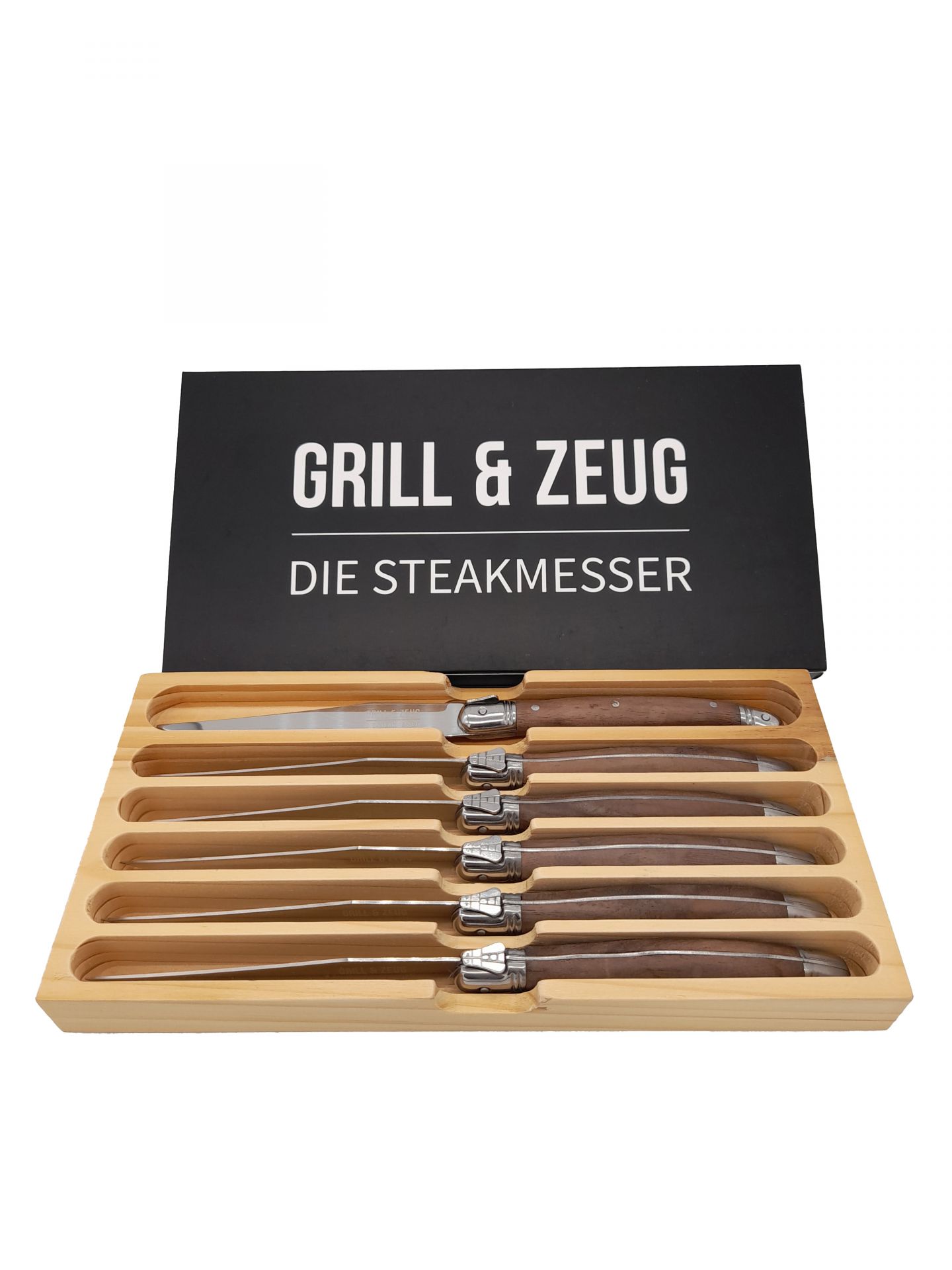 Die Steakmesser Messer Set in Holzverpackung 6er Set