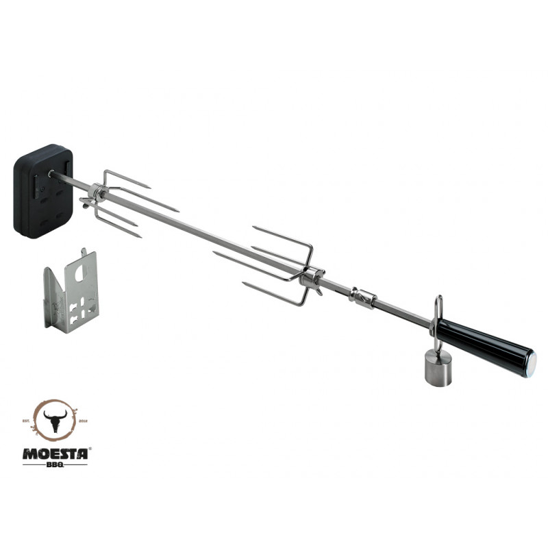 BBQ Rotisserie Set mit Batteriemotor - für: 67 cm Kugelgrill