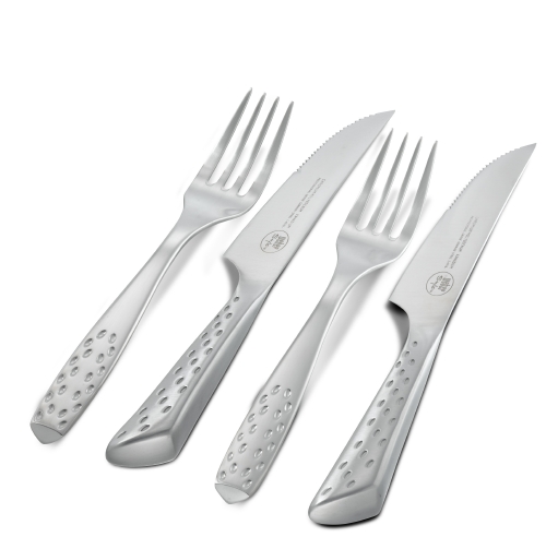 Deluxe Steak-Set Edelstahl, 4 -teilig