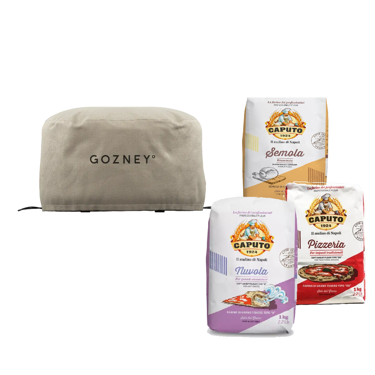 ARC XL Abdeckhaube kurz inkl. Caputo 3kg Mehl Starter Set